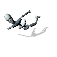 Action hero flying escape