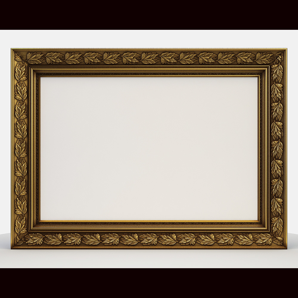 frame picture 3d model