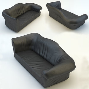 sofa edra sfatto 3d model