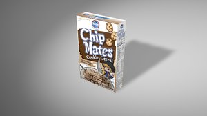 3d model caja cereales
