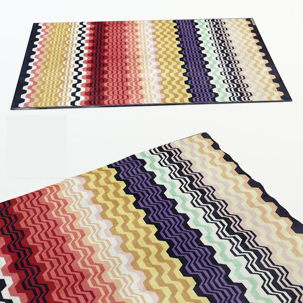 Carpet Missoni Home 3d Model