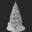 3d model christmas tree v5