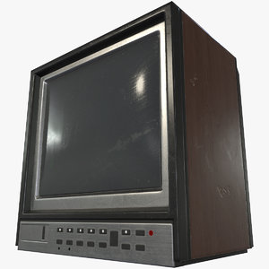old tv 3d max
