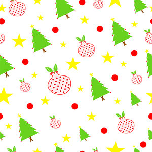 seamless tileable Christmas pattern