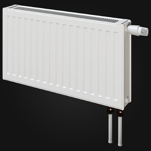 3d heating radiator model
