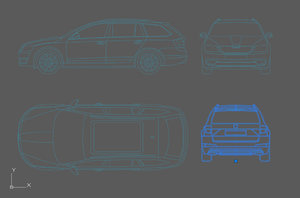 Skoda Octavia III Blueprint