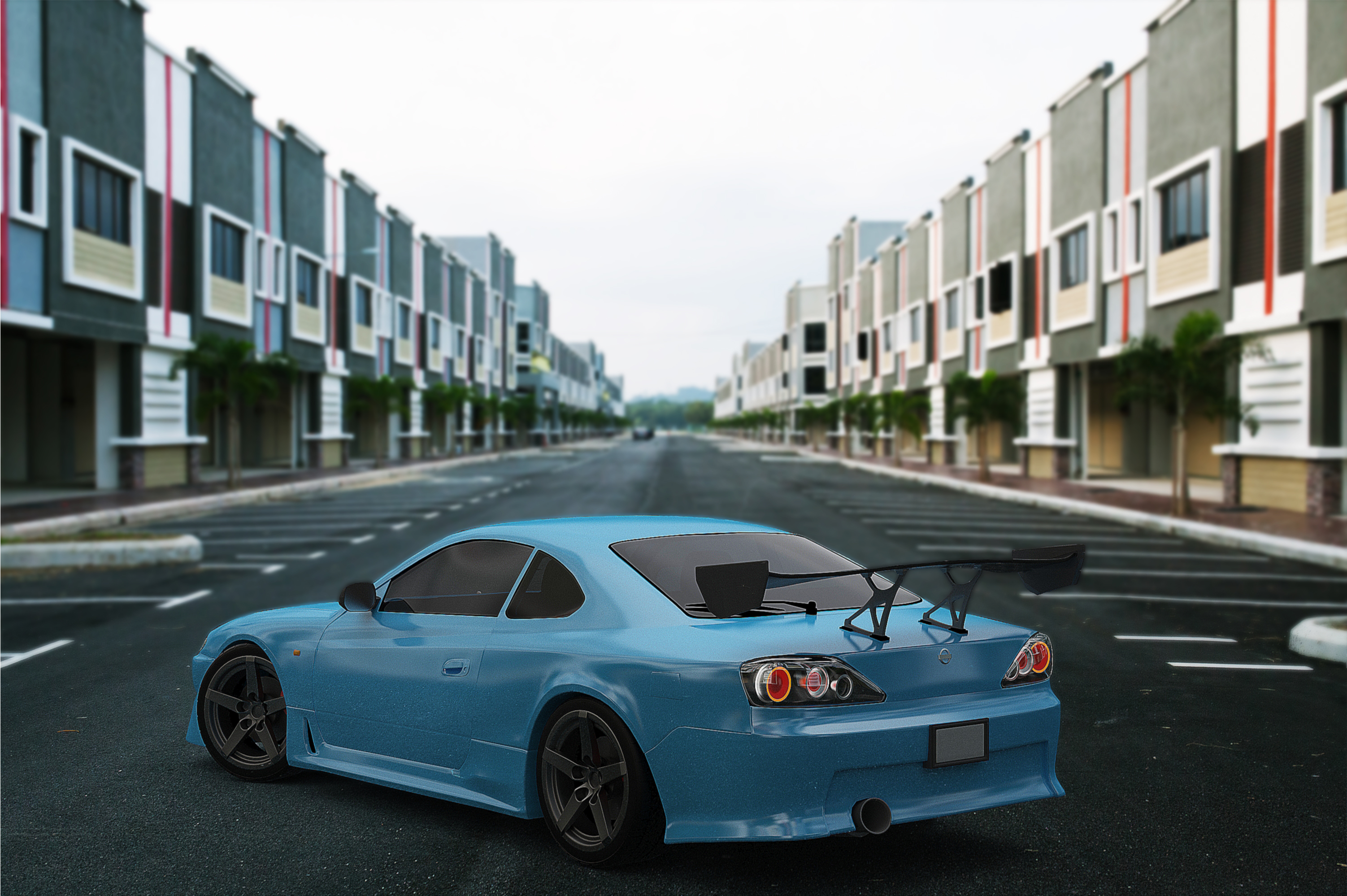 3d model nissan silvia