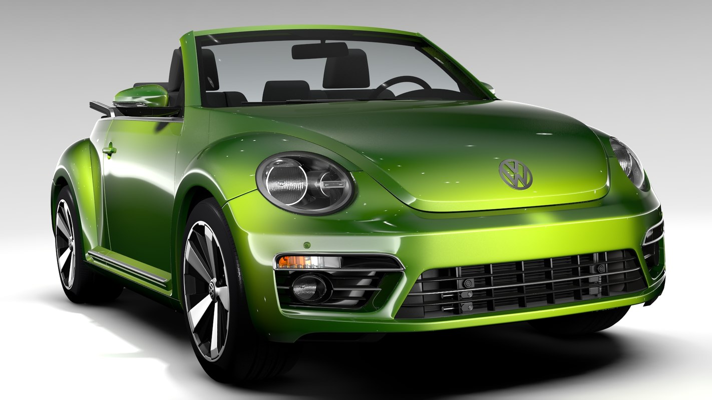 Beetle convertible turbo 2018 model - TurboSquid 1230994