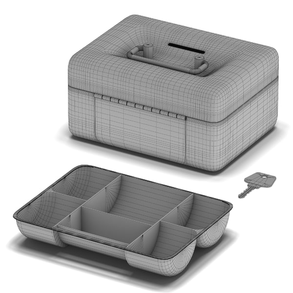 cash box 3d model
