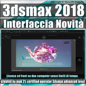 069 3ds max 2018 Interfaccia Novita v.69 cd front