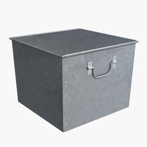 3d model galvanized box