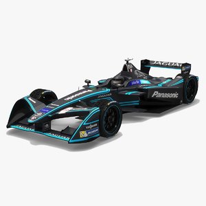 panasonic racing formula e 3D model