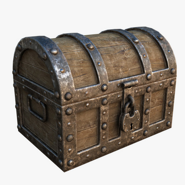 ready treasure chest 3d model