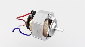 3D model electric motor