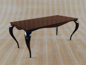 3d photorealistic table model