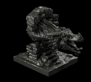 dragon printing 3d model
