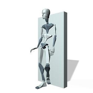 Male standing lean talk loop