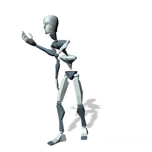 Man hands wave signal