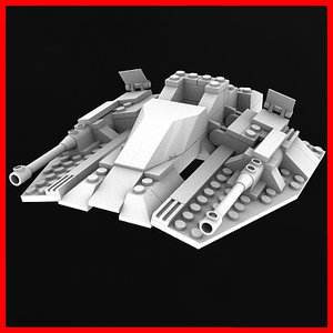 free lego space 3d model