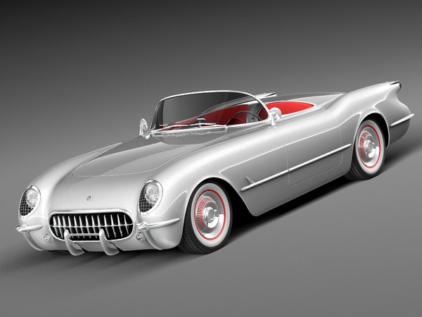 модель машины chevrolet corvette 1953