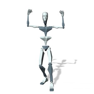 Stand muscle pose