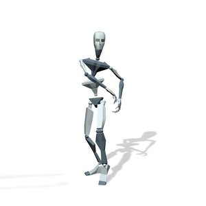 Muscle man pose B