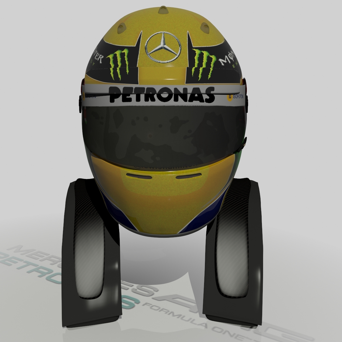 3d model formula lewis hamilton 2013