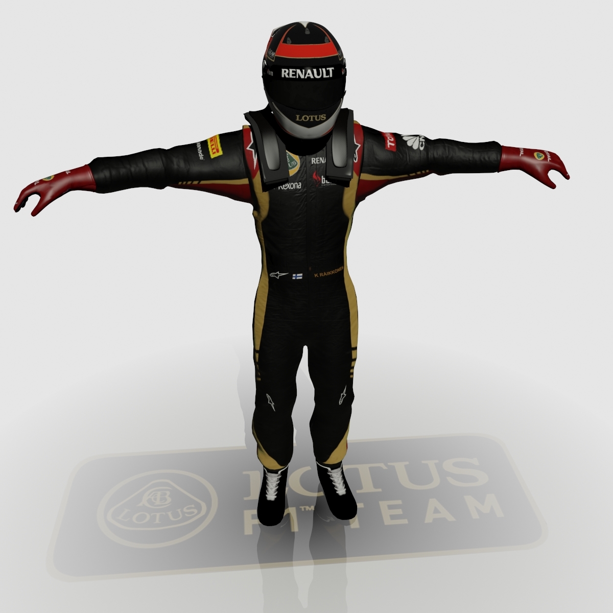 kimi raikkonen 20133d模型