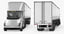 3D model tesla semi truck trailer