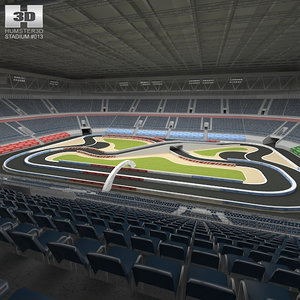 racing arena 3D model
