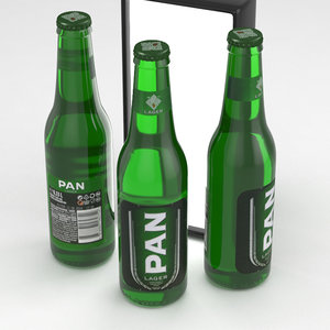 3D beer lager model