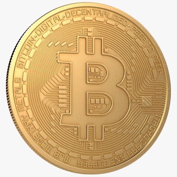 bitcoin coin 3D