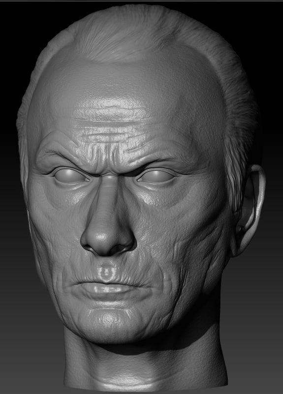 3D head actor bill nighy model - TurboSquid 1247634