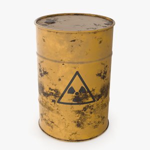 radioactive barrel 3D
