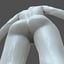 casual genital details 3D model