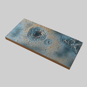 3D mars surface model