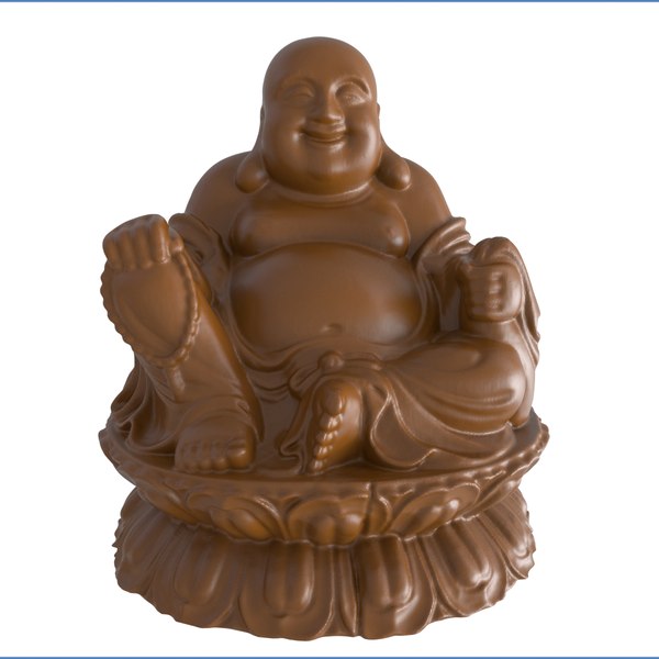 Modele 3d De Bon Bouddha Pret A Imprimer Turbosquid