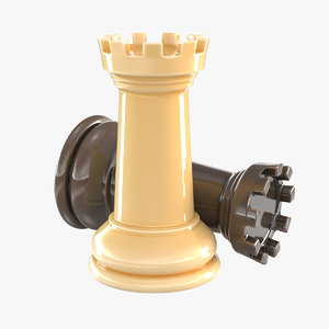 chess rook 3D