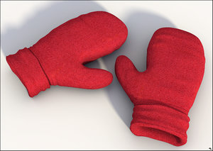 3D winter gloves