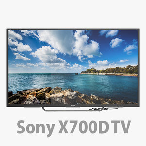 3D x700d tv sony model