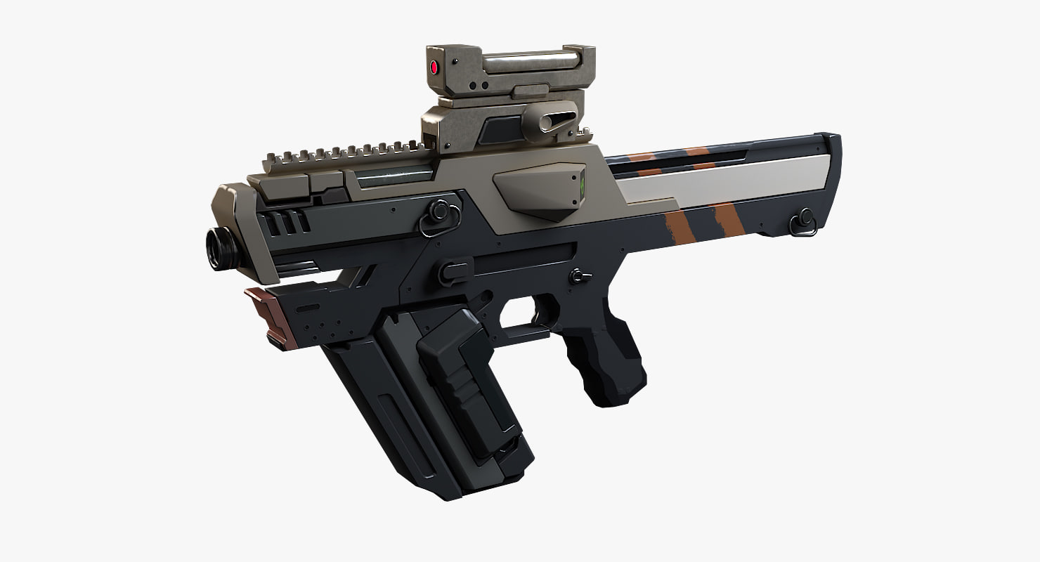 3d Gun Smg Model - Turbosquid 1249818