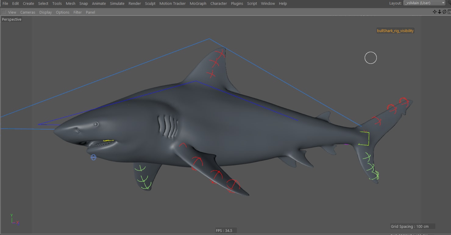 3D Model Realistic Bull Shark - TurboSquid 1248300