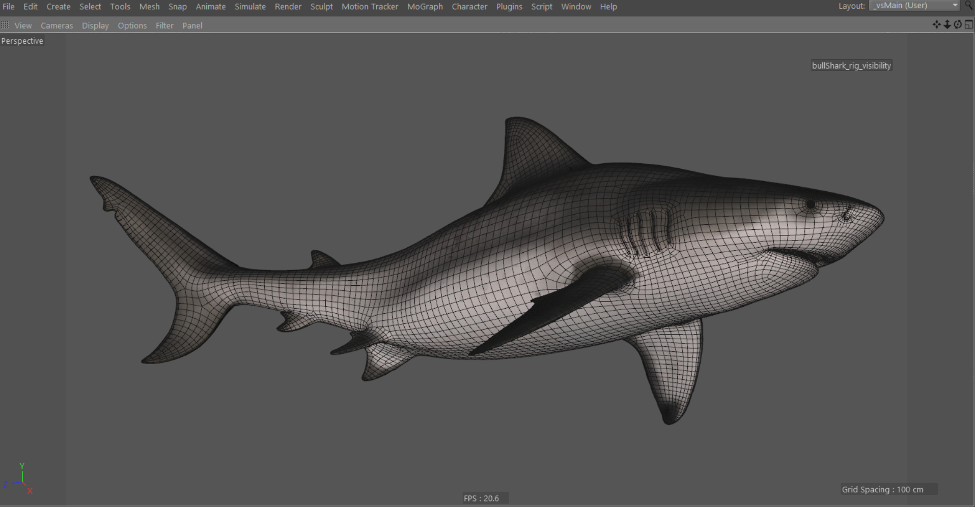 3D Model Realistic Bull Shark - TurboSquid 1248300