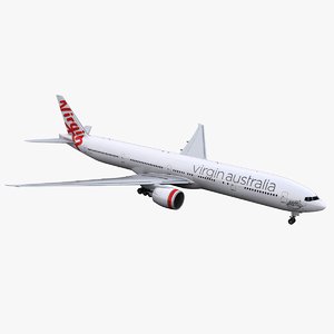 3D 777-300 virgin australia