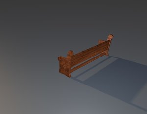 3D model seat
