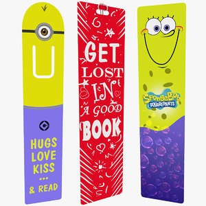 3D bookmarks pack 1