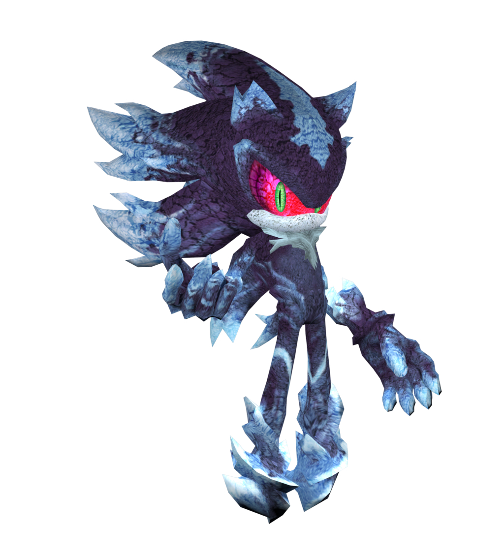 Mephiles dark sonic x 3D model - TurboSquid 1248655