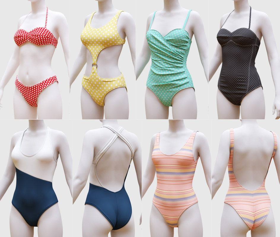 marvelous designer swimsuit