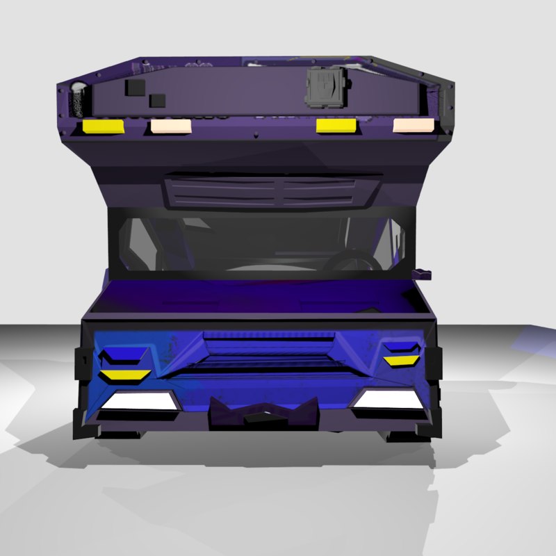 3D truck syfy computer interface - TurboSquid 1246510
