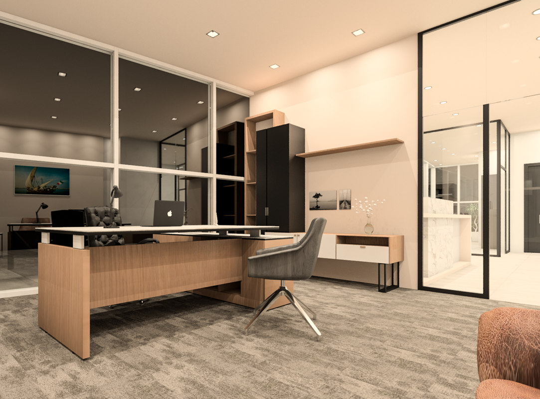 3D modern offices revit model - TurboSquid 1248765